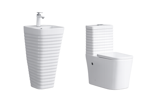 Toilet+Wall Hung Basin