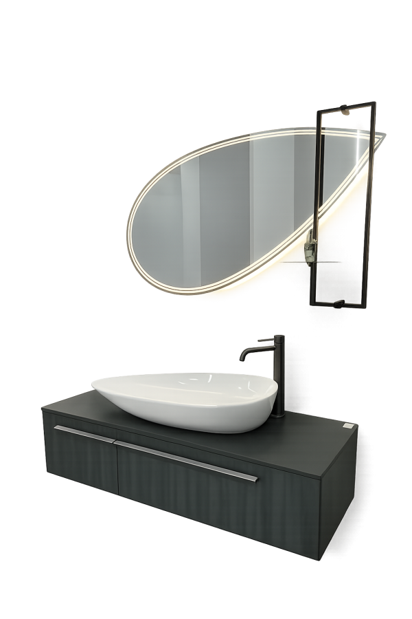 Cabinet+LED mirror